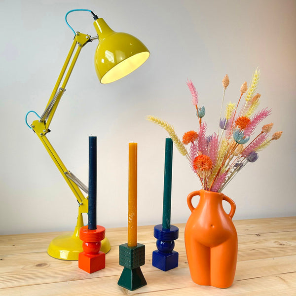 Ceramic Colour Pop Candle Holders