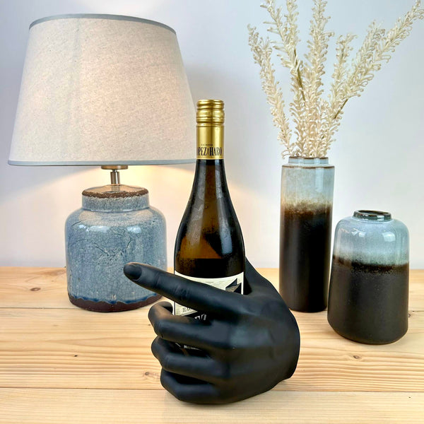 Black Hand Wine Bottle Holder