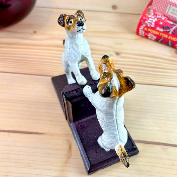Cast Iron Terrier Bookends