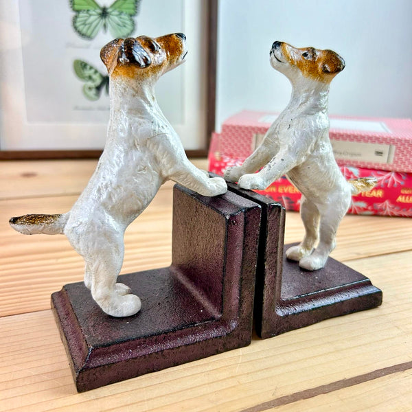 Cast Iron Terrier Bookends