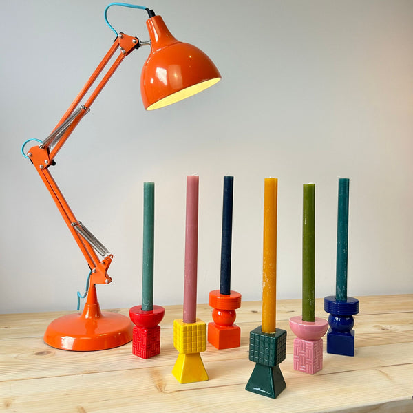 Ceramic Colour Pop Candle Holders