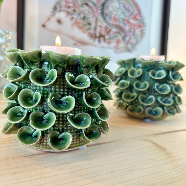 Ceramic Sea Flower Tea Light Holder
