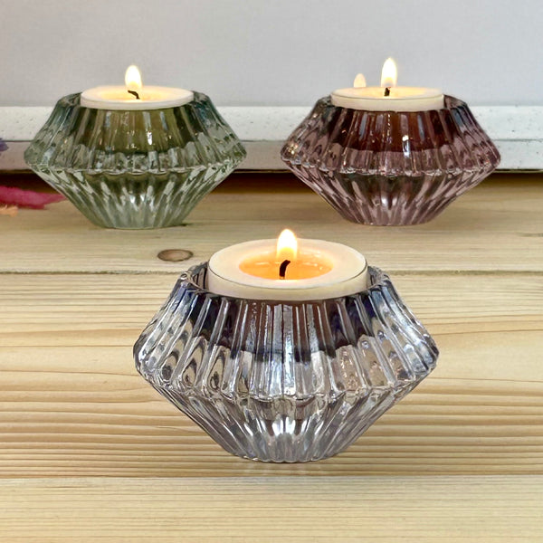Ava Glass Candle Holder