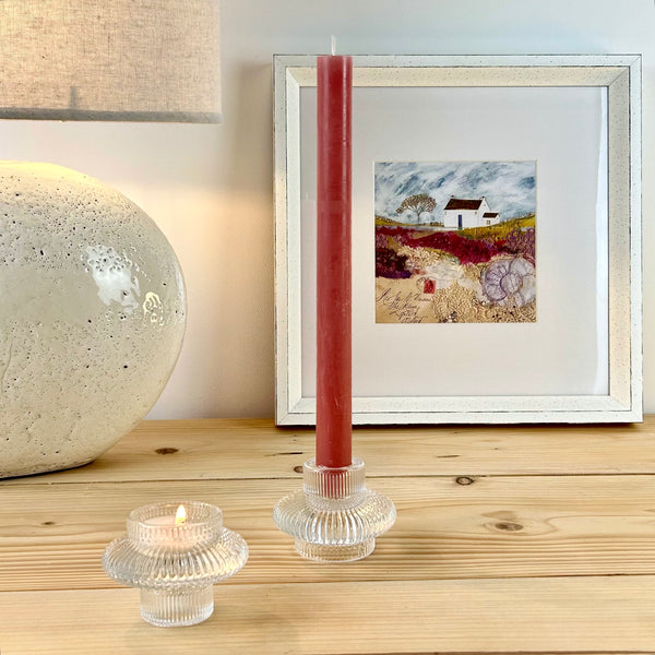 Isla Glass Candle Holder