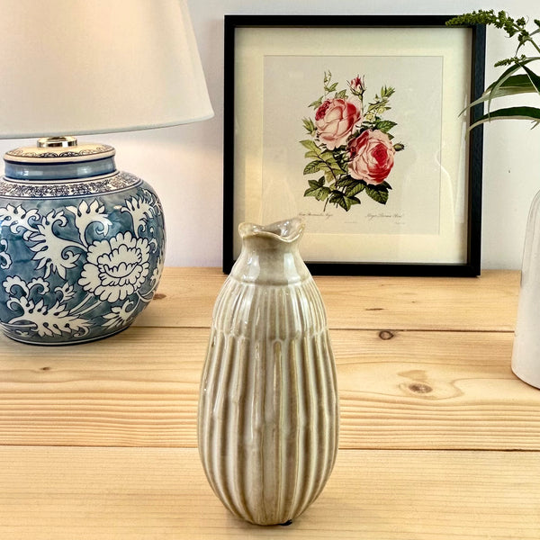 Portrush Ribbed Vase