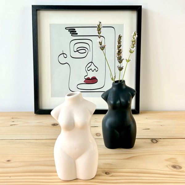 Female Body Silhouette Vase