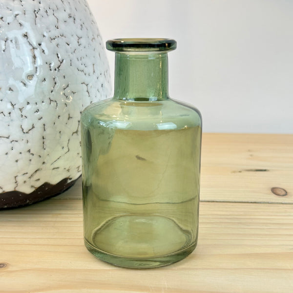 Vintage Green Bud Vases