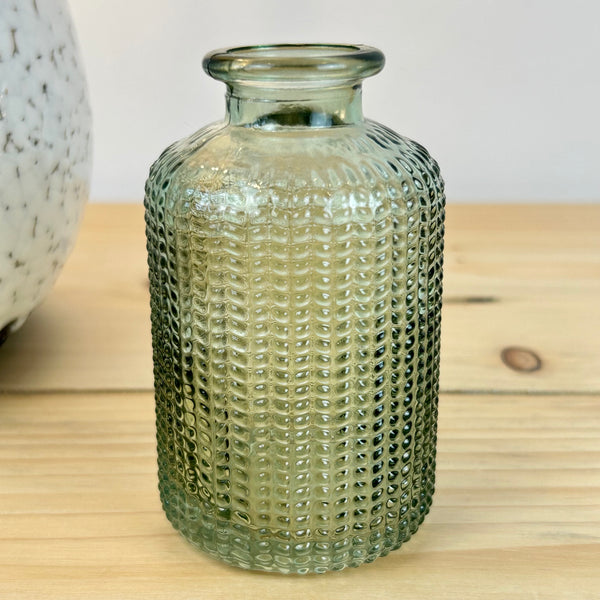 Vintage Green Bud Vases