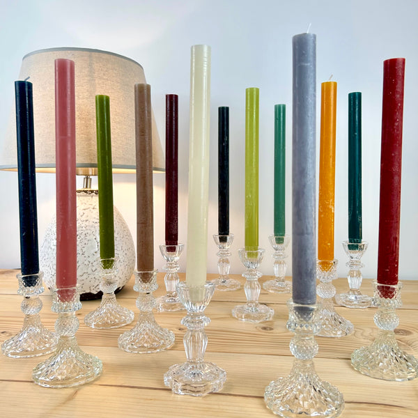 Rustic Dinner Candles