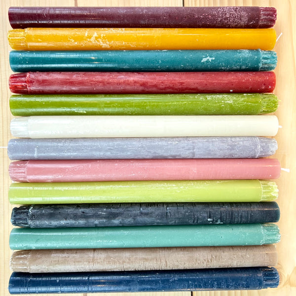 Rustic Dinner Candles