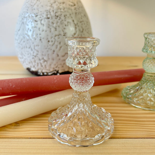 Emma Glass Candle Holder
