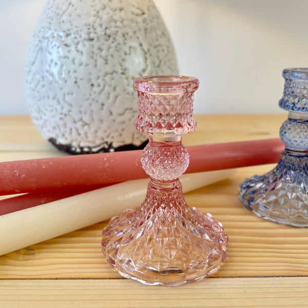 Emma Glass Candle Holder