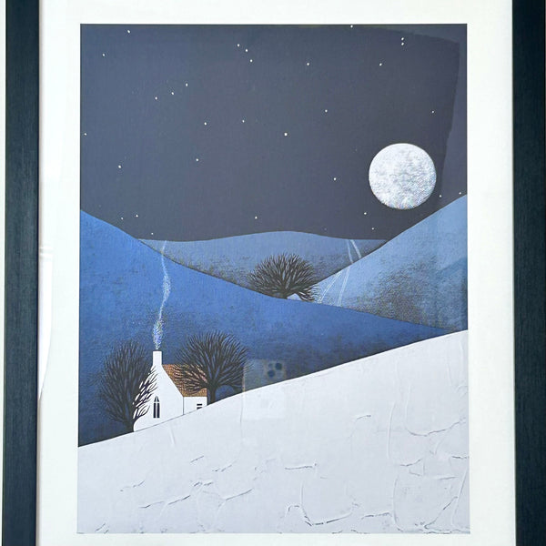 Winter Moon Framed Print