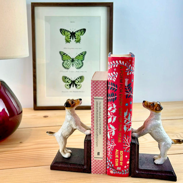 Cast Iron Terrier Bookends