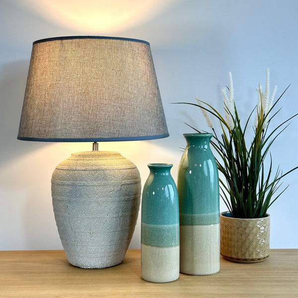 Flimston Ceramic Lamp Base with Shade