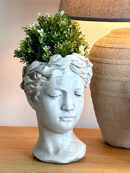 Concrete Goddess Head