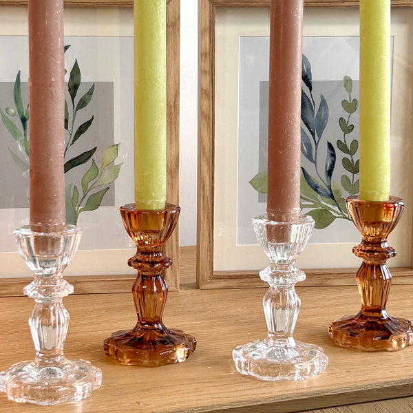 Estelle Glass Candle Holder