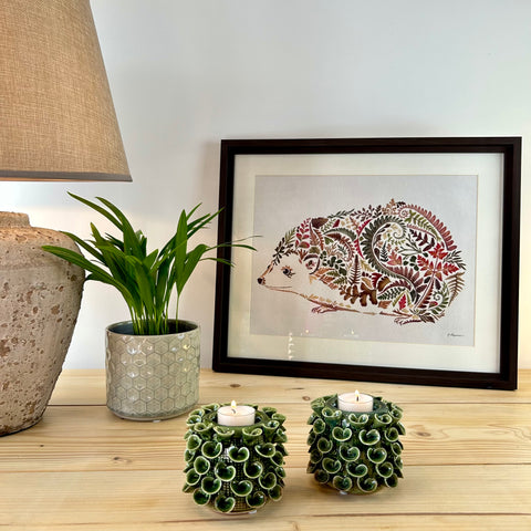 Hedgerow Hedgehog Framed Print