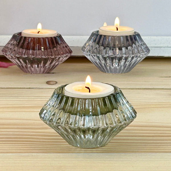 Ava Glass Candle Holder