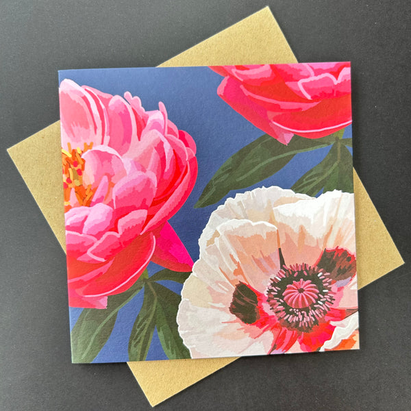 Bright Floral and Butterfly Greeting Cards
