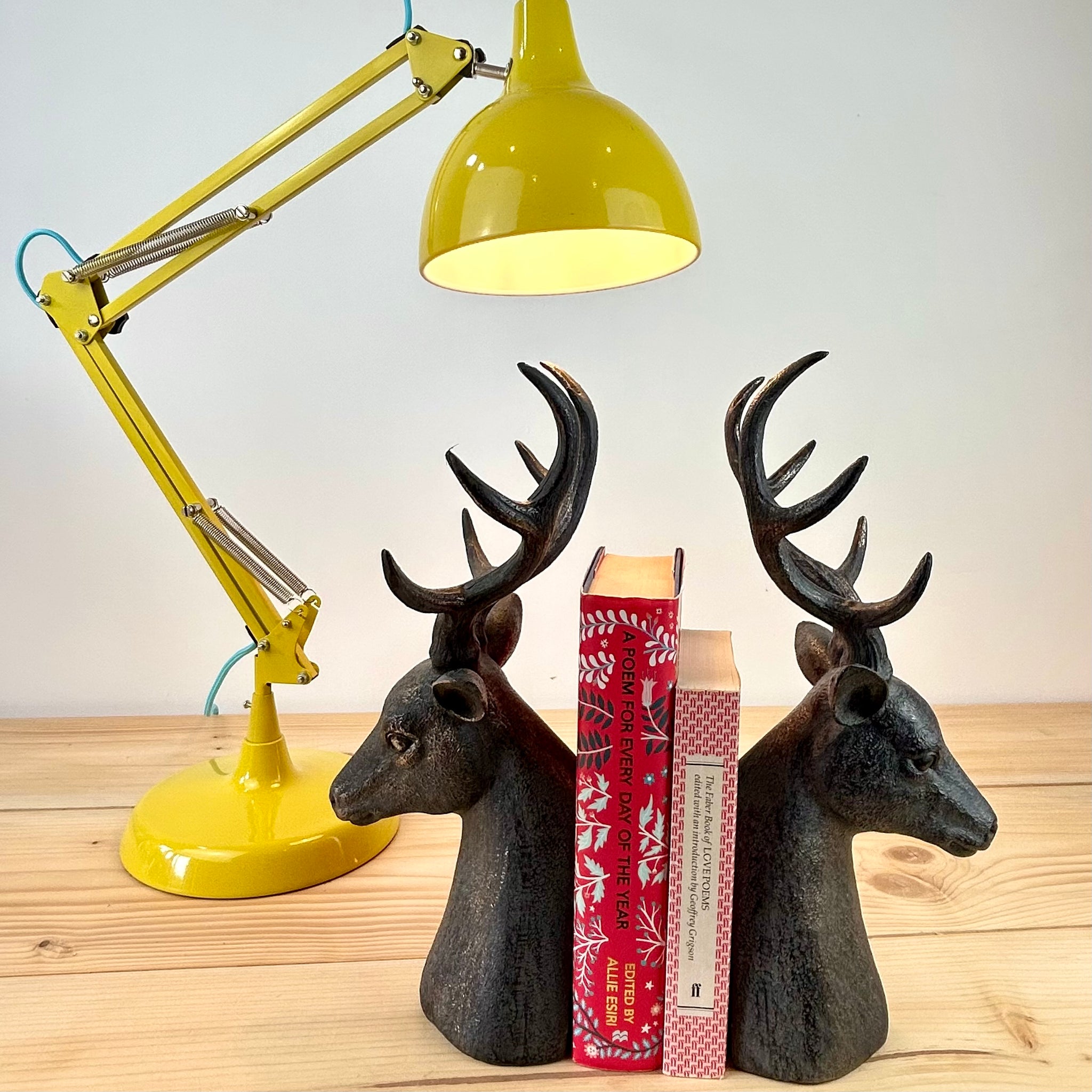 Stag Head Bookends