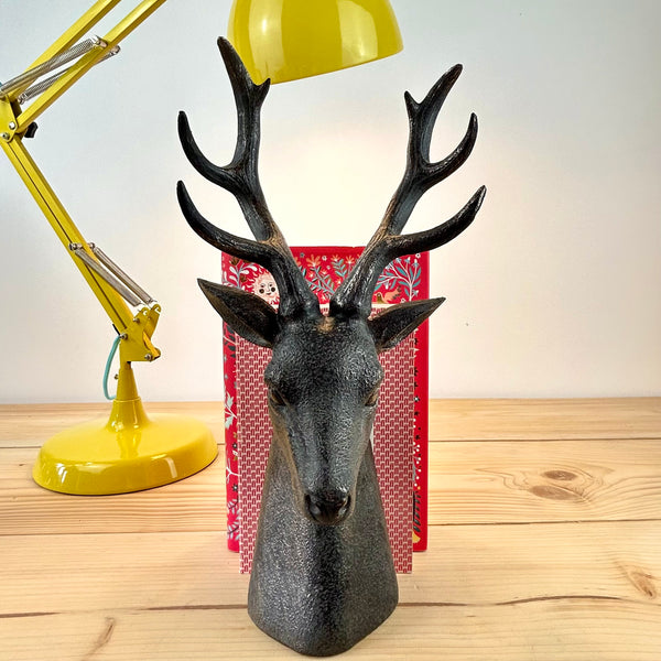 Stag Head Bookends