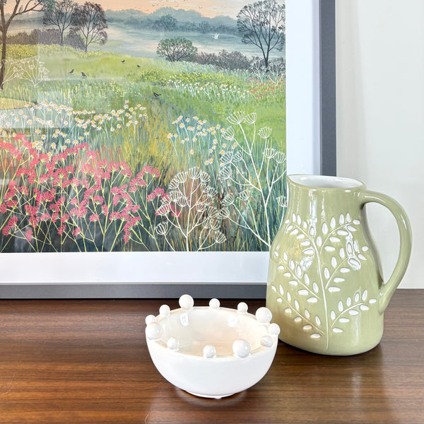 White Mini Bobble Bowl