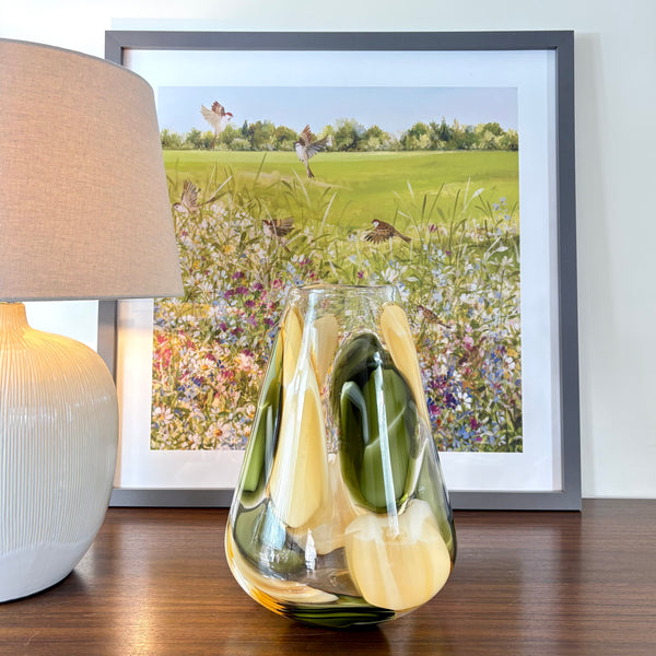 Two Tone Glass Vase