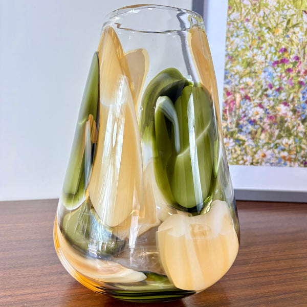 Two Tone Glass Vase