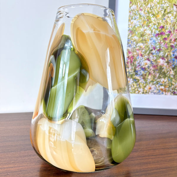 Two Tone Glass Vase