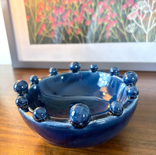 Navy Blue Mini Bobble Bowl
