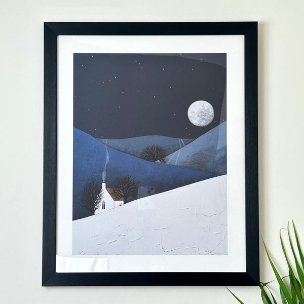 Autumn Moon Framed Print