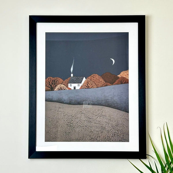 Harvest Moon Framed Print