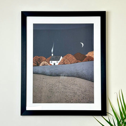 Autumn Moon Framed Print