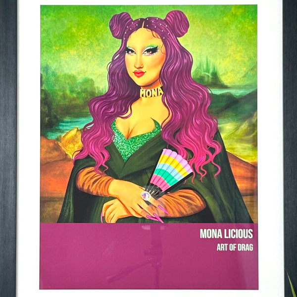 Mona Licious Framed Print
