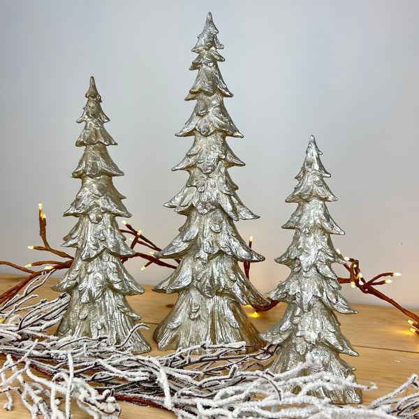 Silver Christmas Trees