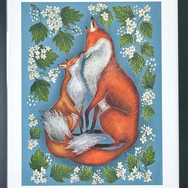 Pair of Foxes Print
